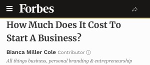 costs to start a business
